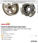 Malossi clutch kit vespa sprint primavera