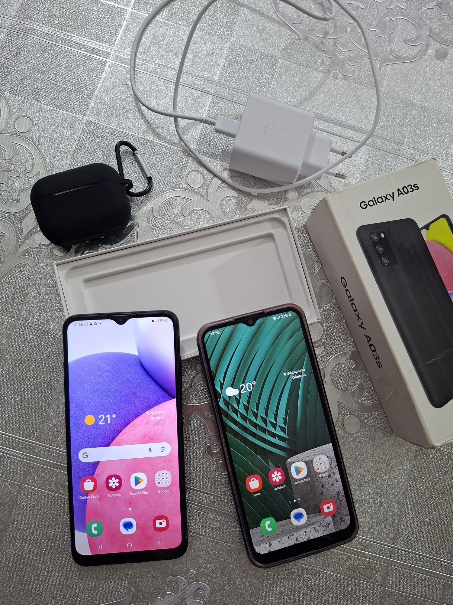 Samsung A03s    3Gb/32Gb.                  Samsung A04e   4Gb/64Gb.