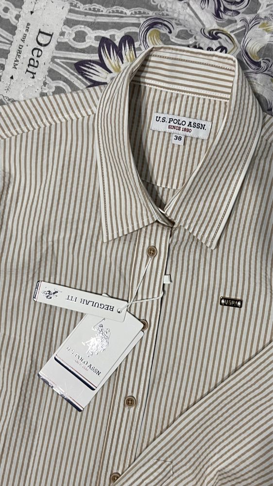 Рубашка от поло (U.S. POLO ASSN) Размер 38 (S-M)
