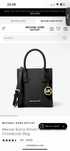 Черная мини сумка от Michael Kors