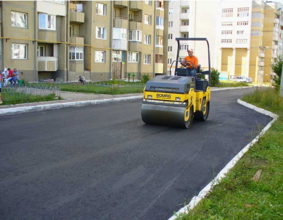 Асфальтирование под ключ благоустройство
