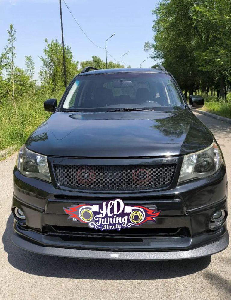Губа Lip на передний бампер Subaru Forester SH