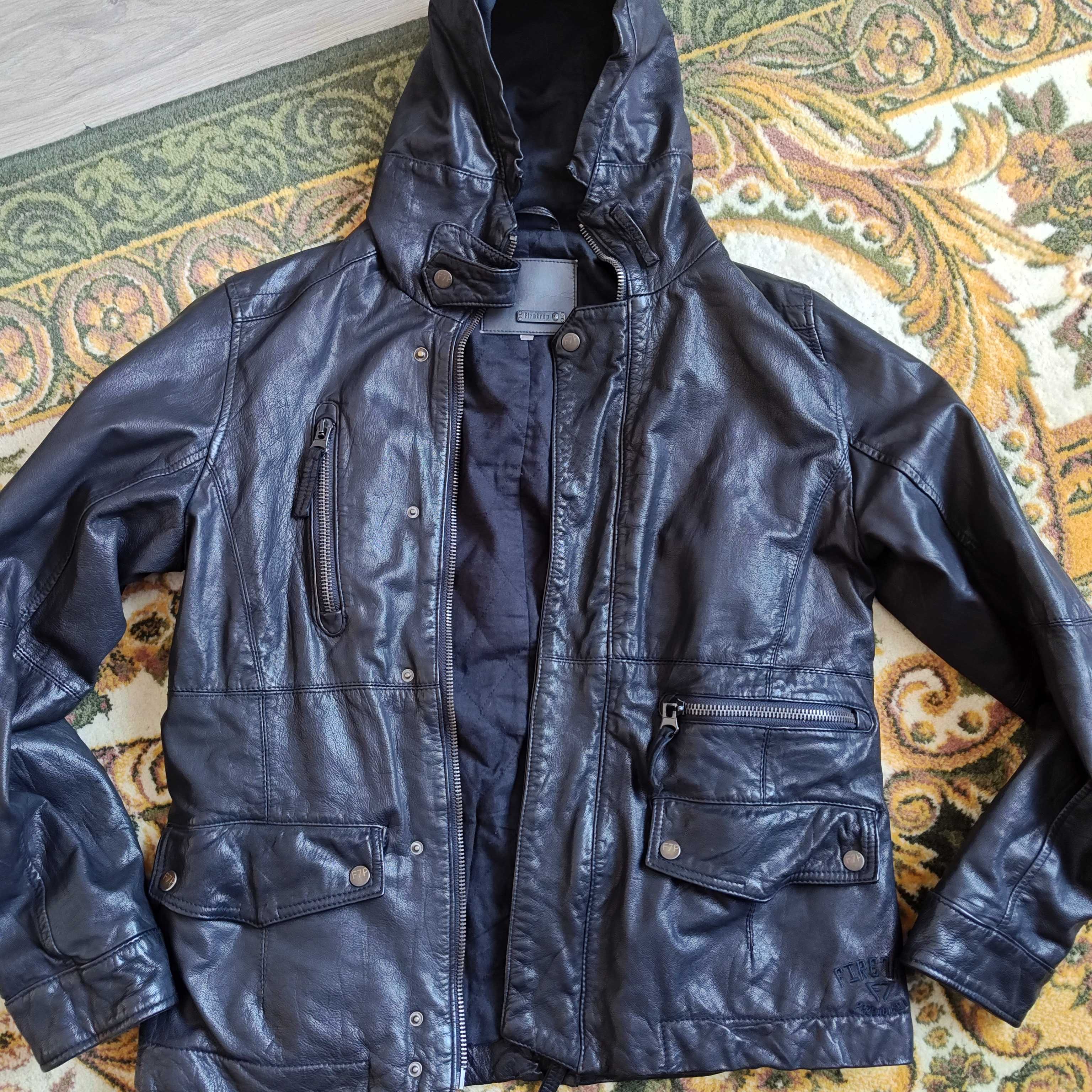 Модная кожаная куртка Firetrap x Jason Voorhees с капюшоном 48р из США
