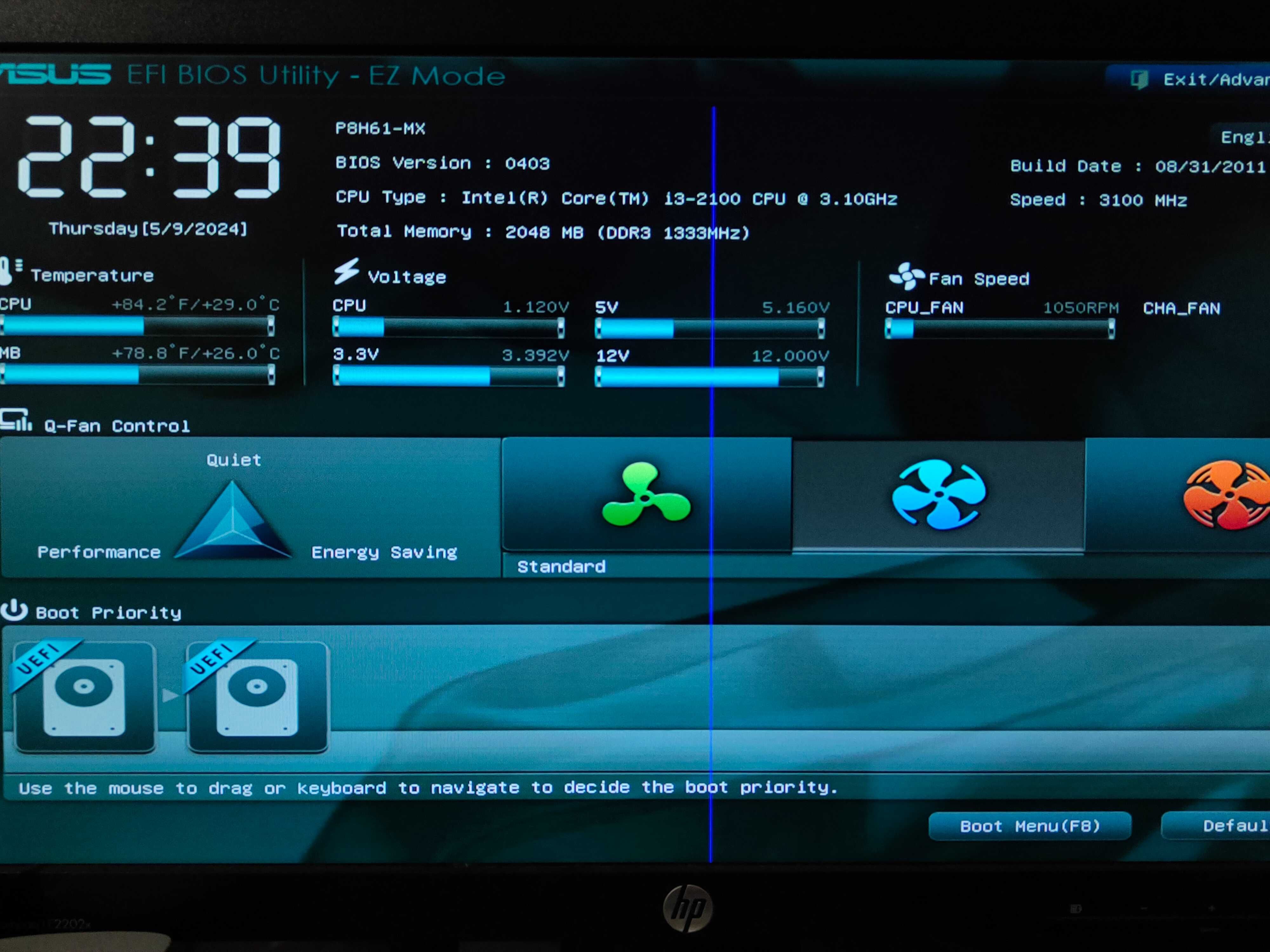 Материнская плата asus p8h61-mx + intel i3  + кулер