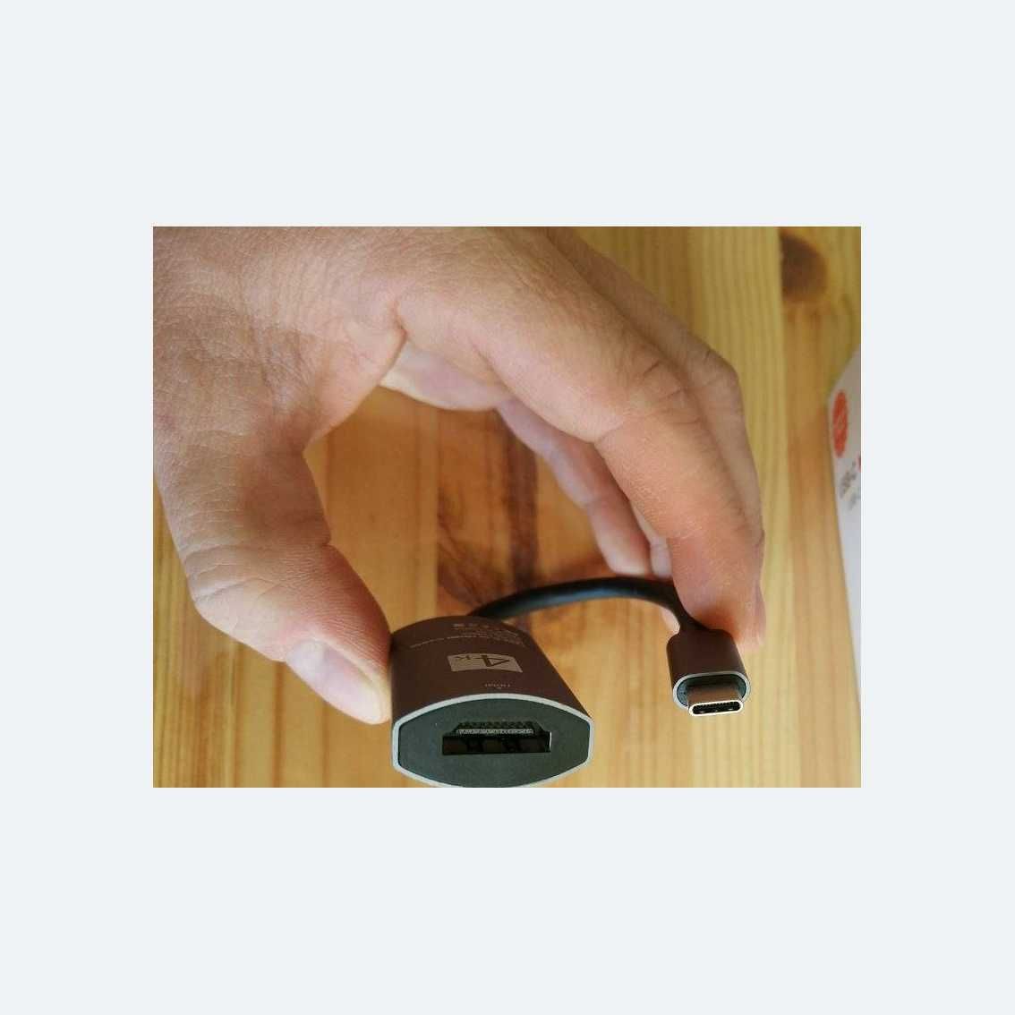 Переходник для ноутбука и смартфона Type C 3.1 на HDMI 4K