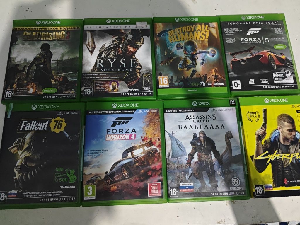 Xbox one 500 GB с играми