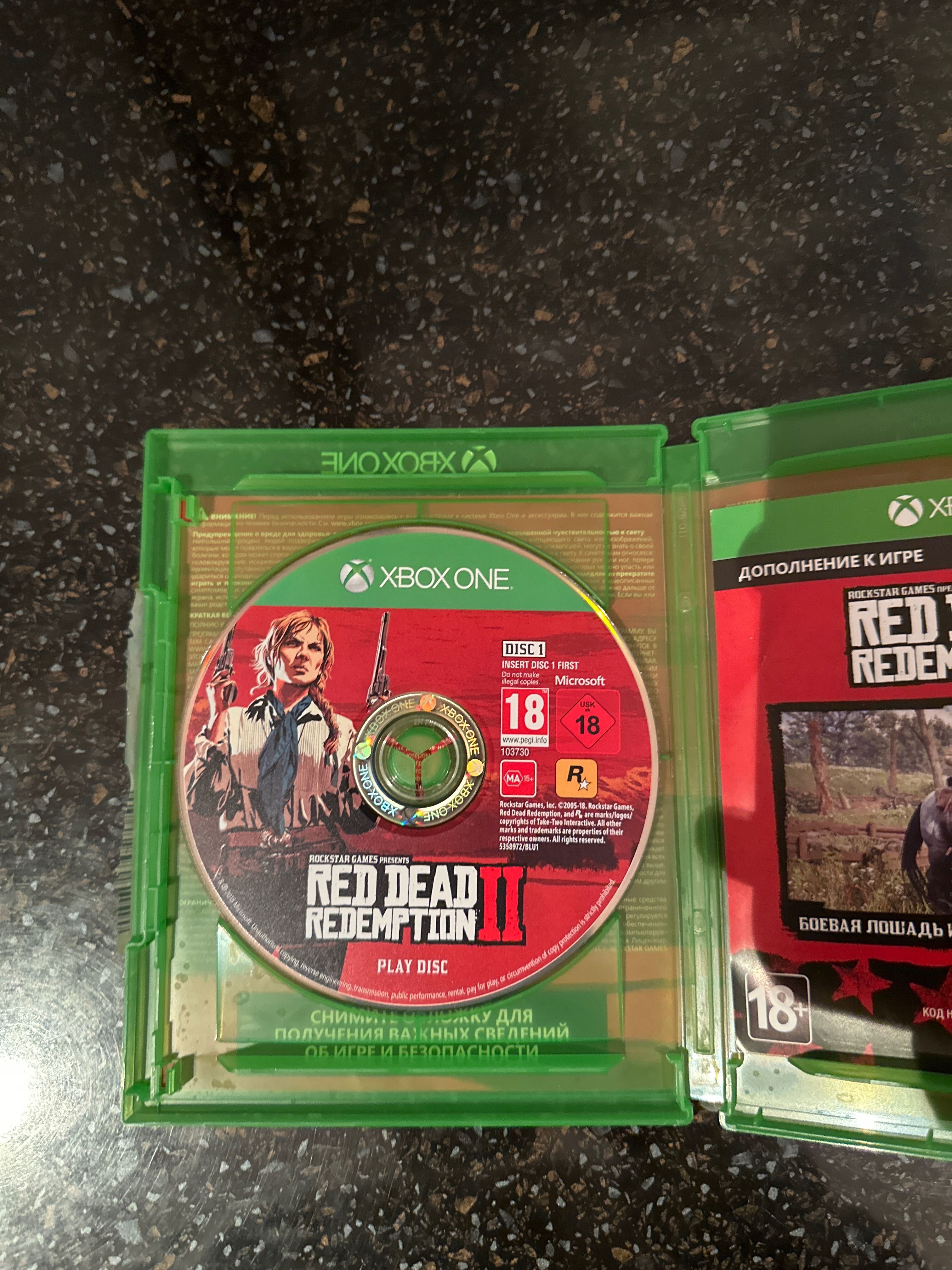 Продам игру RDR2 с дополнением к игре.