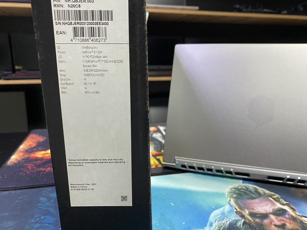 !!!МОЩНЫЙ!!! ACER PREDATOR TRITON 300 SE Core i5-11300H! 16GB! RTX3060