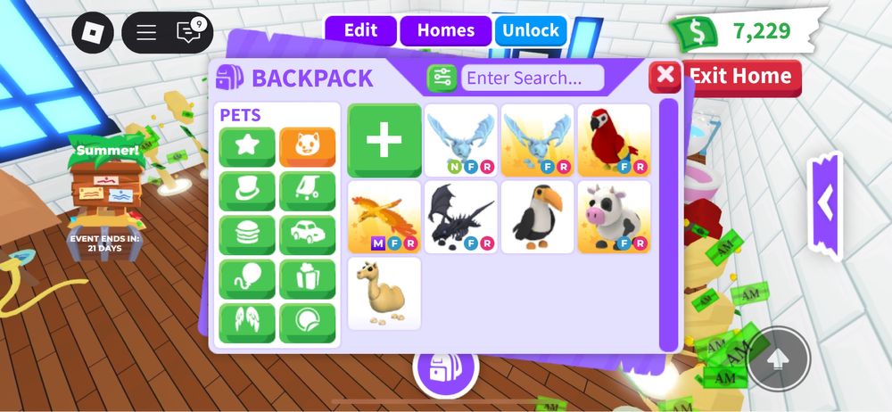 Пэты Питомцы в игре Adopt me Адопт Ми