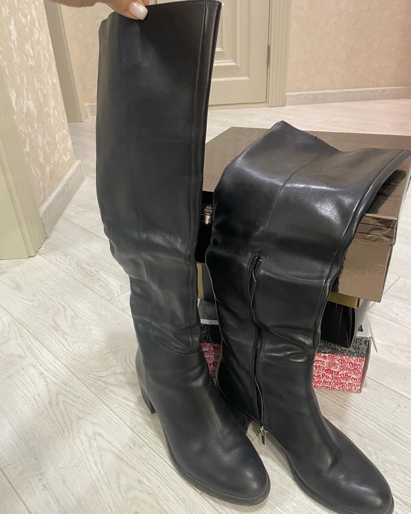 Продам сапоги кожа 39р