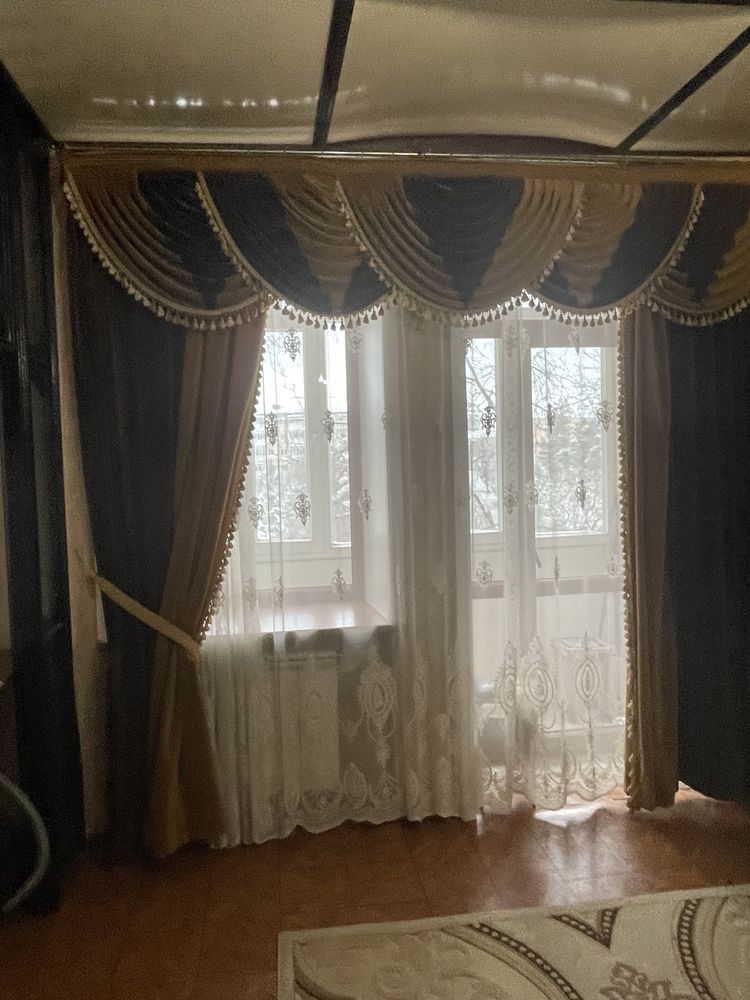 Тюль цвет айвори