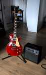 Гитара Burny Les Paul RLG-55 + Комбик Line 6 Spider V 20 MkII