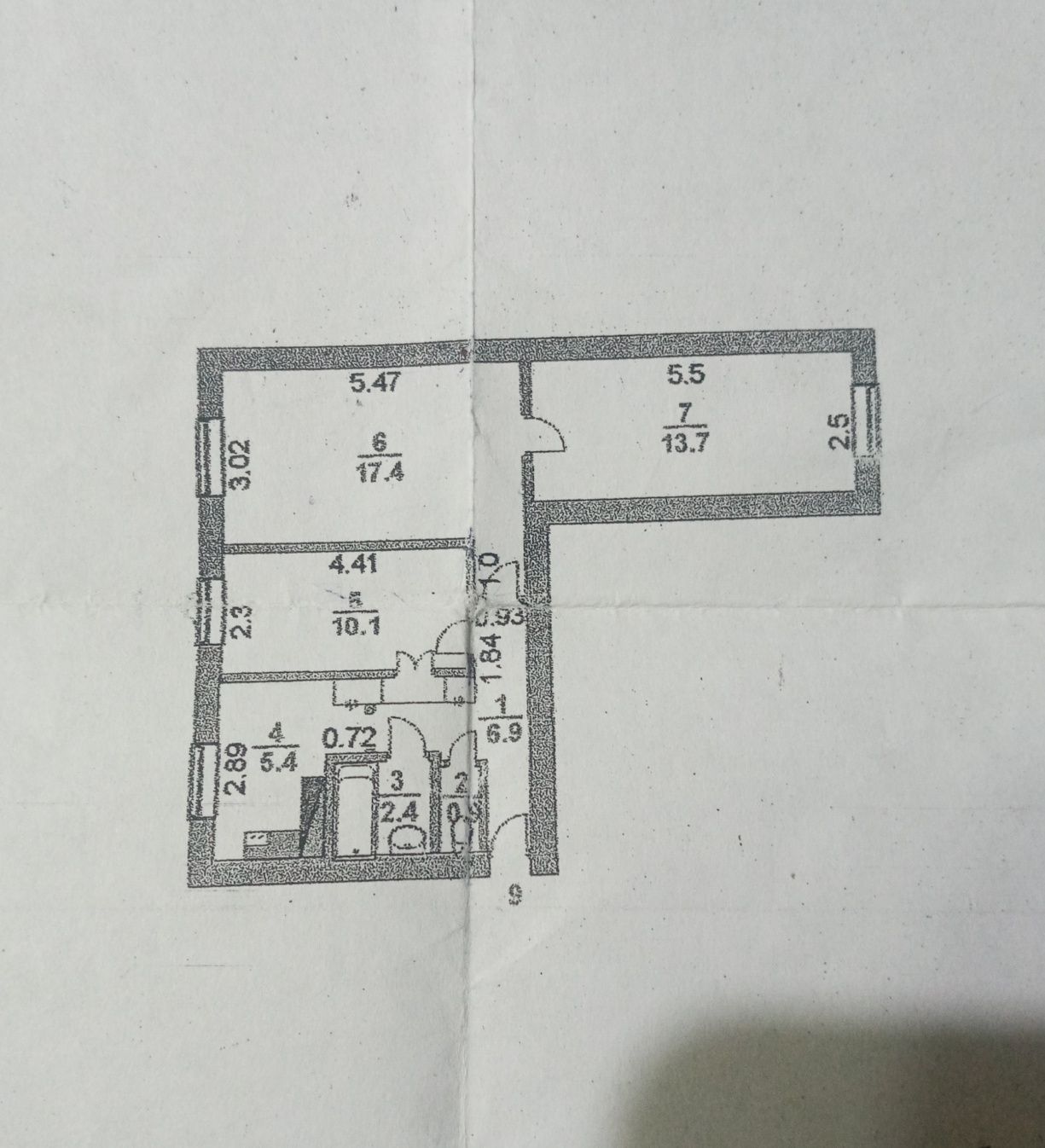 Продам 3-комн квартиру в Бестобе