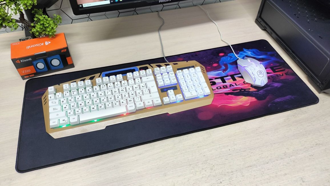 Intel Core i7, RX 580 8 GB, 16 GB RAM, SSD + HDD в полном комплекте
