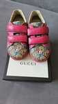Кеды Gucci кожанные на девочку 26 р.
