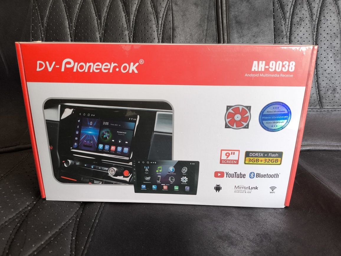 Магнитола Андроид Pioneer 9-дюймов 3/32GB