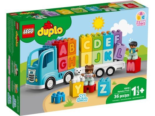 Конструктор Лего Lego 10421 Дупло Грузовик Алфавит