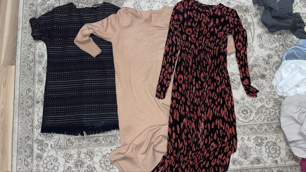 Платья zara на осень/зиму