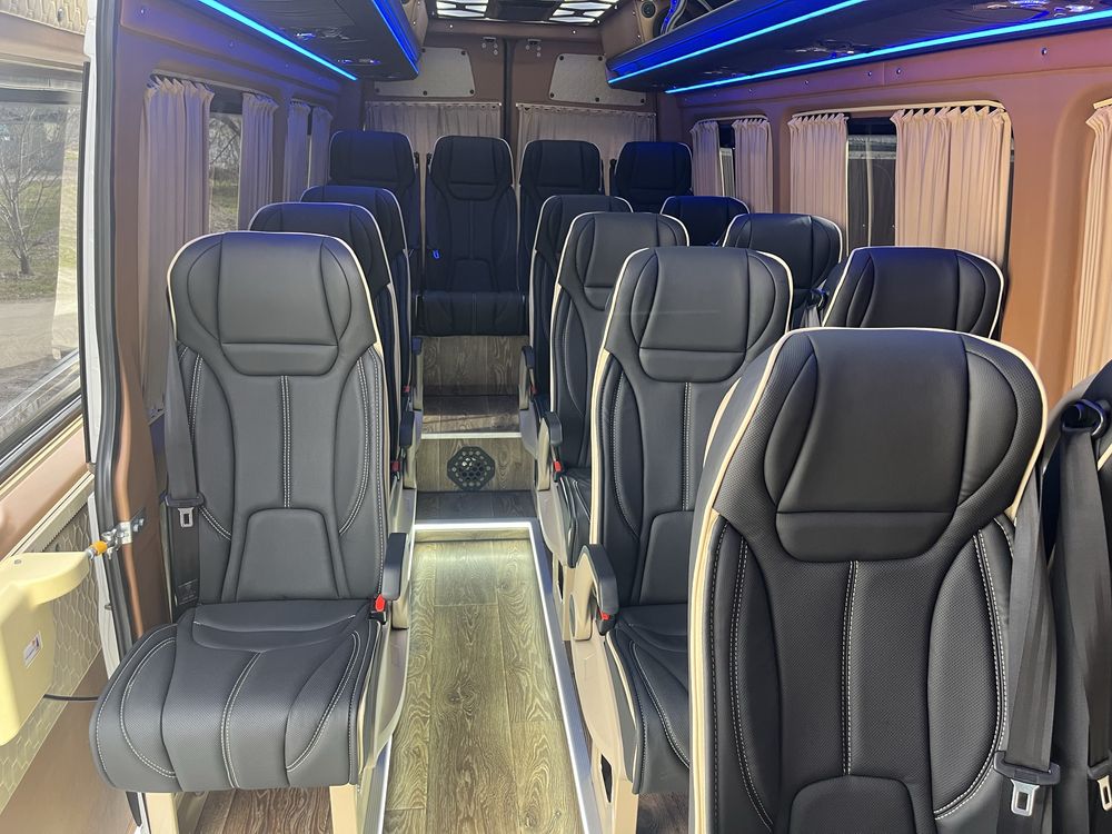Аренда микроавтобуса, спринтер VIP салон, Mercedes-Benz Sprinter Хайс
