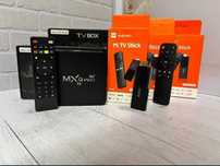 Смарт приставки ТВ Бокс, TV Stick.  Android smart TV