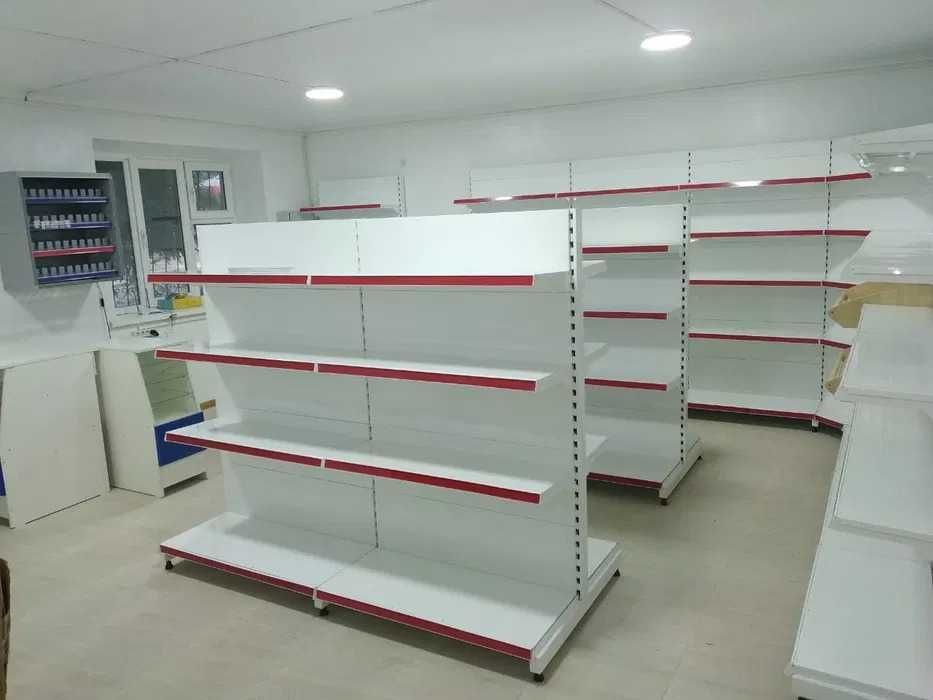 Торговые стелажи, полки для магазина широкий ассортимент в рассрочку