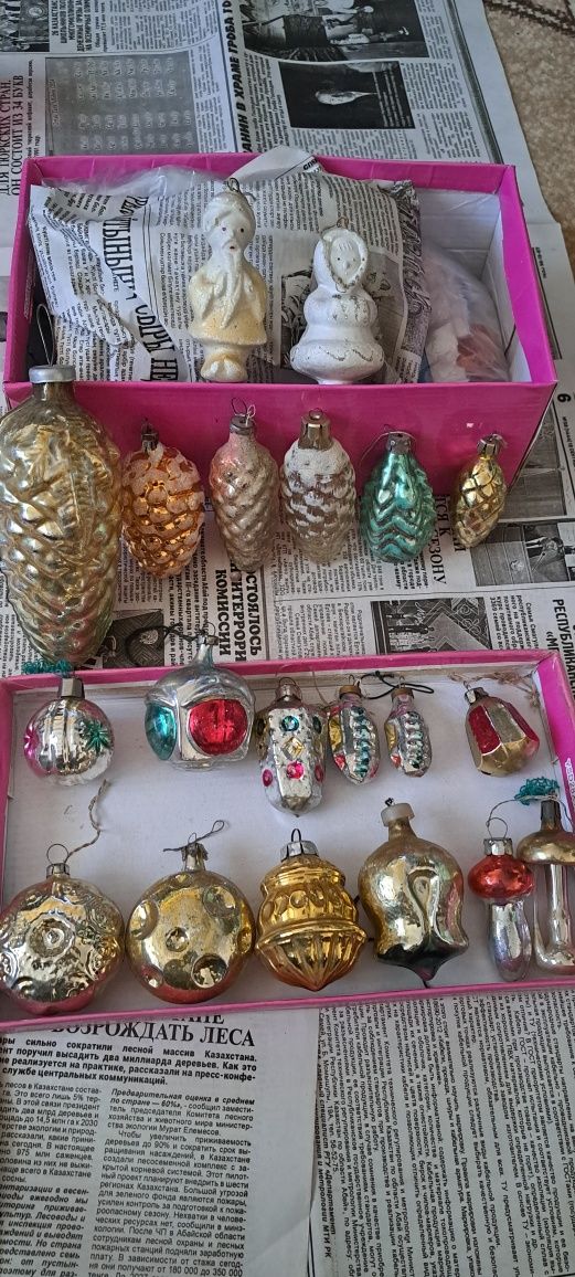 Ёлочные  игрушки СССР
