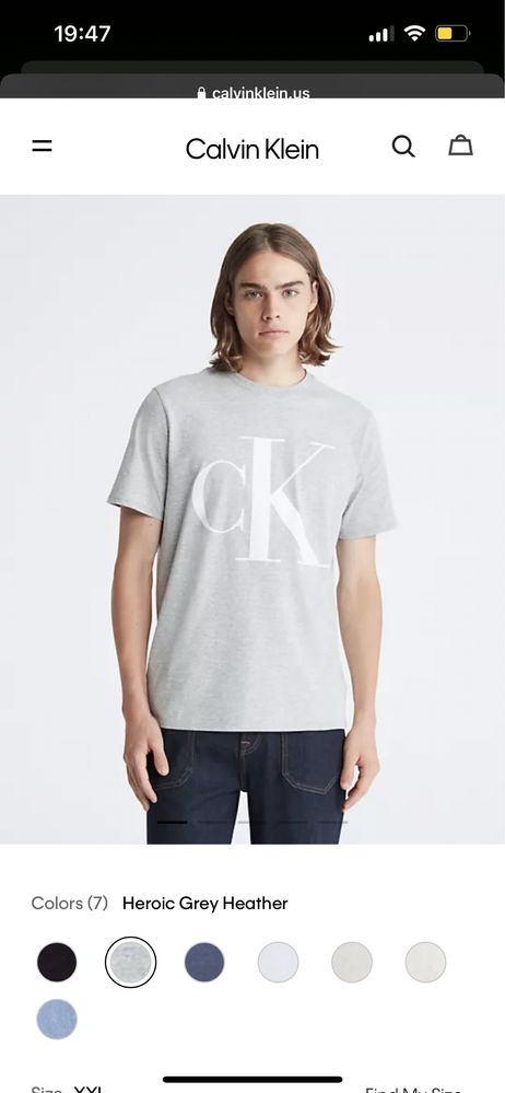 Продам две новые мужские футболки Calvin Klein оригинал