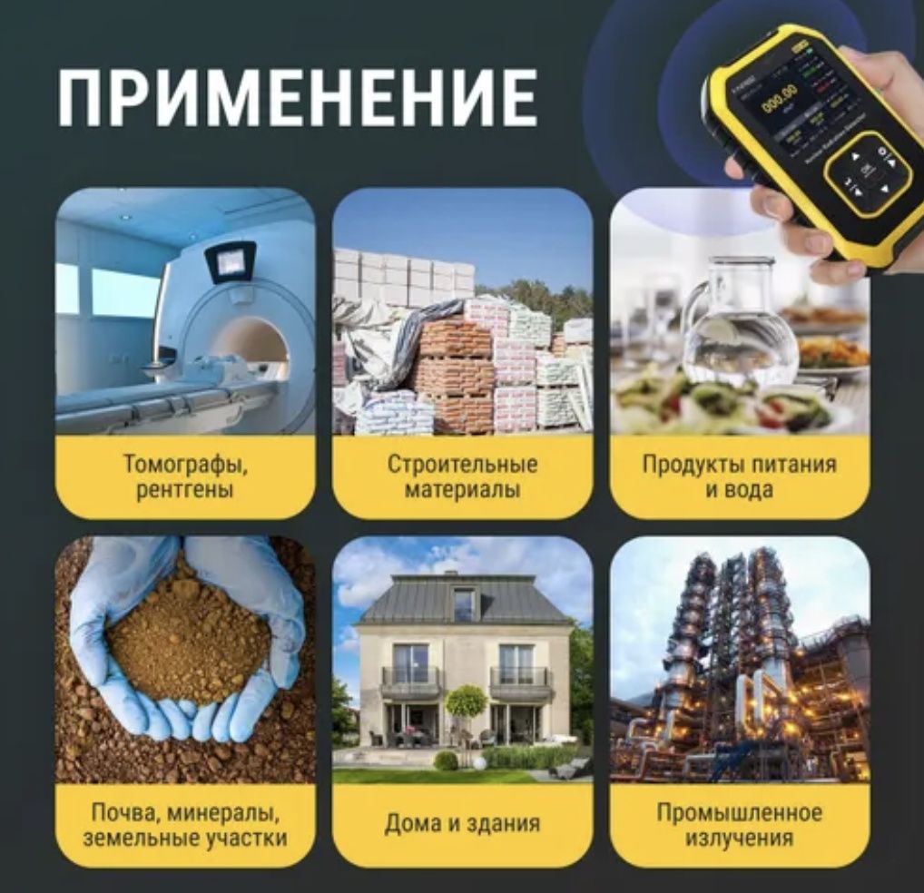 Дозиметр Измеритель радиации Fnirsi GC-01