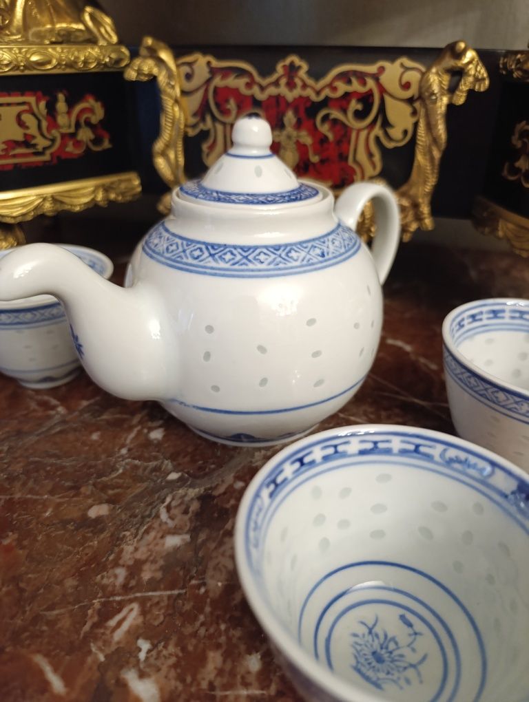 Китайский сервиз из рисового фарфора