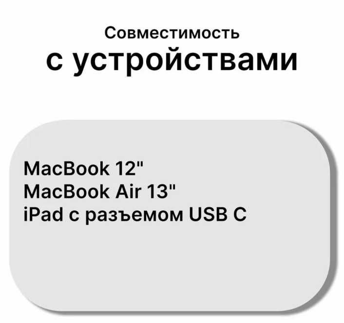 Зарядка для iPad Pro / MacBook 30W с кабелем USB C