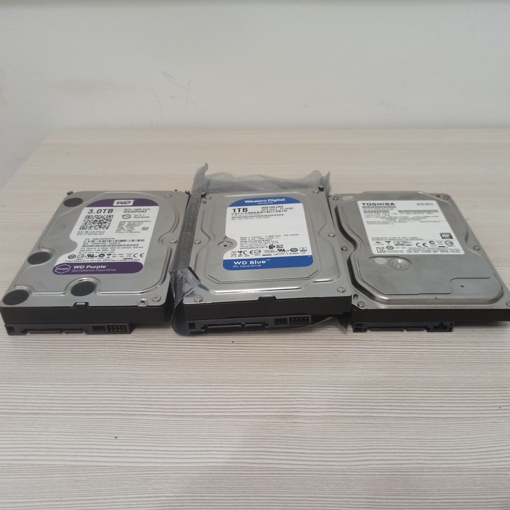Жёсткий диски Б/У самые дешёвые 1Tb, 500Gb