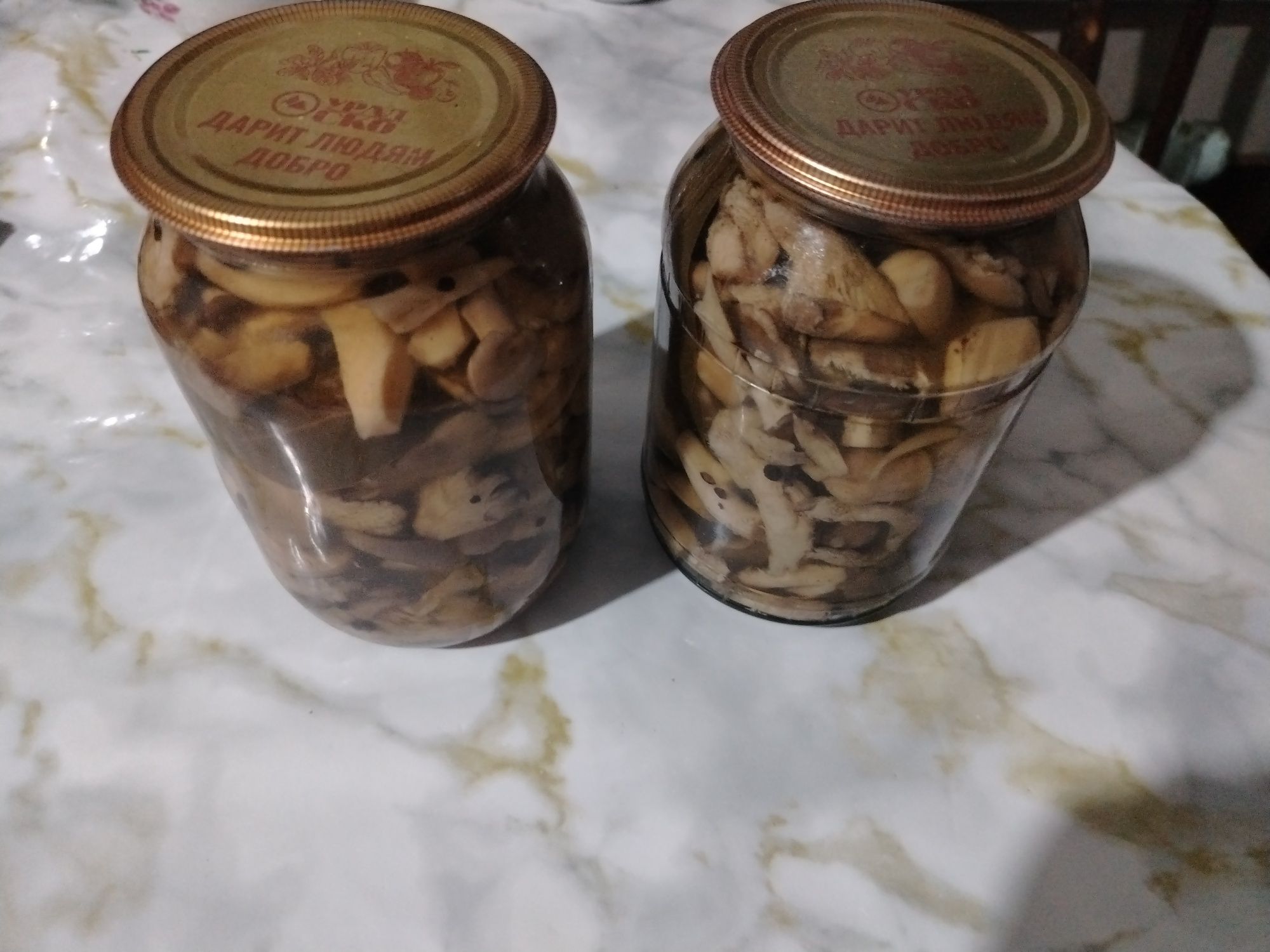 Маринованные вешенки