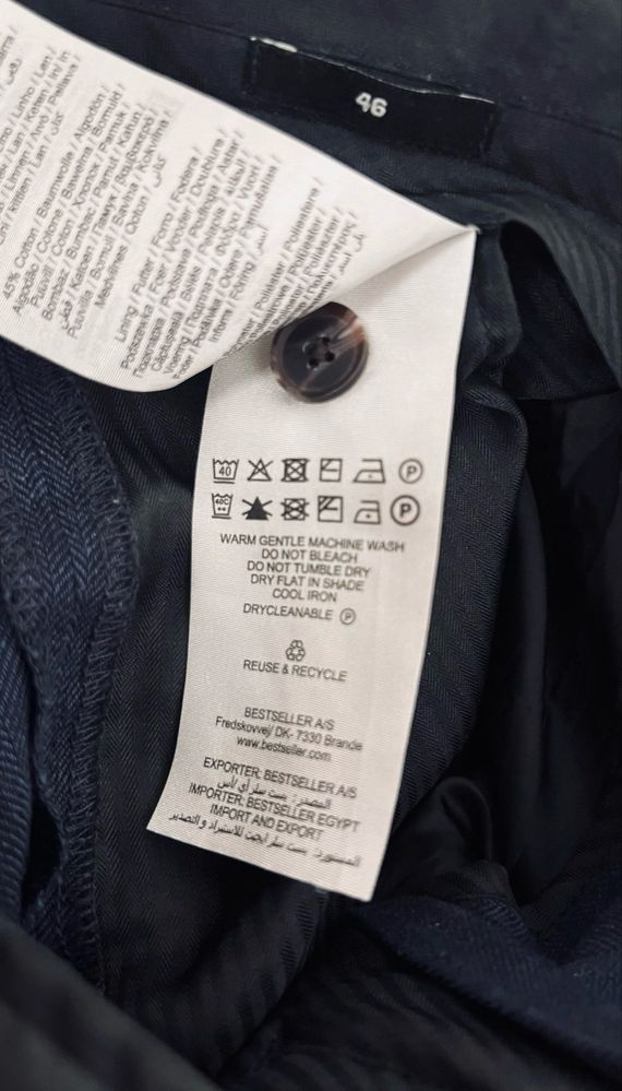 Мужской темно синий брючный костюм. casual. Jack&Jones Premium. Дания