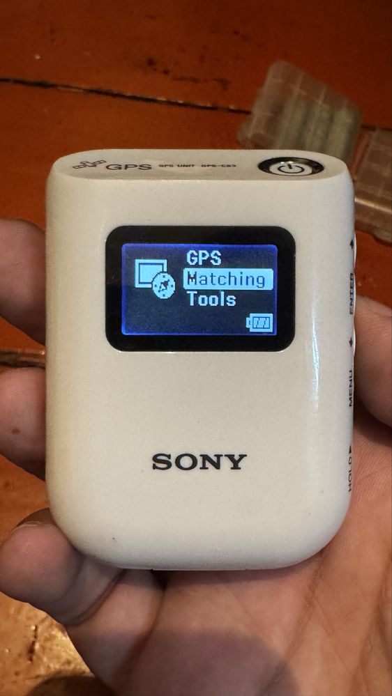Gps sony cs3, gps unit