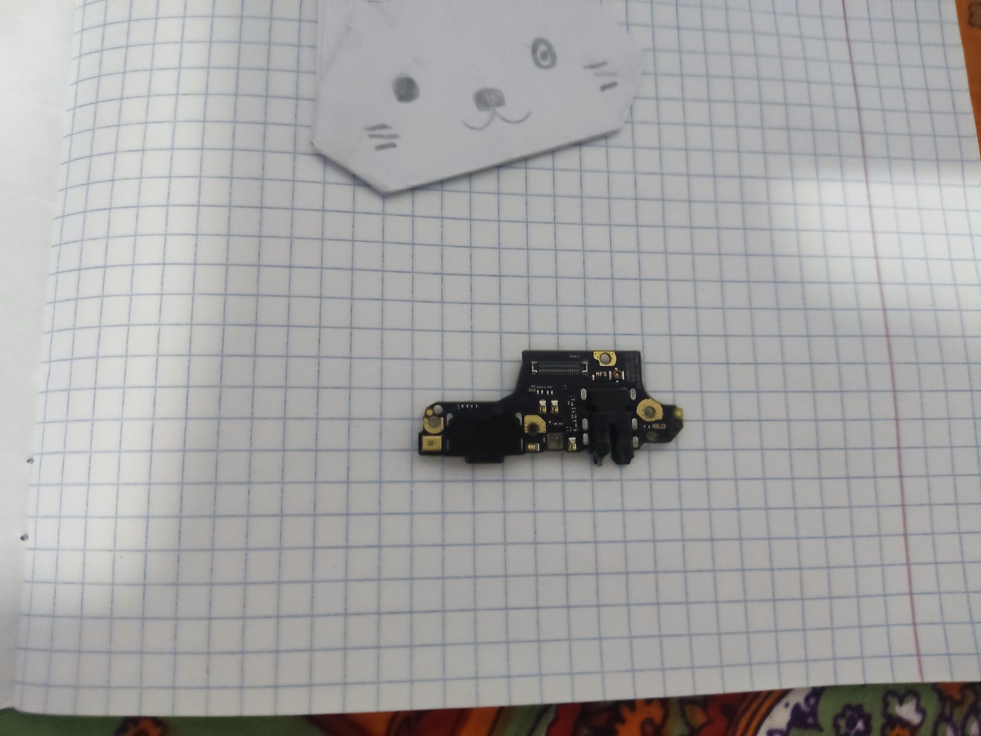 Нижняя плата от poco x3 pro целая