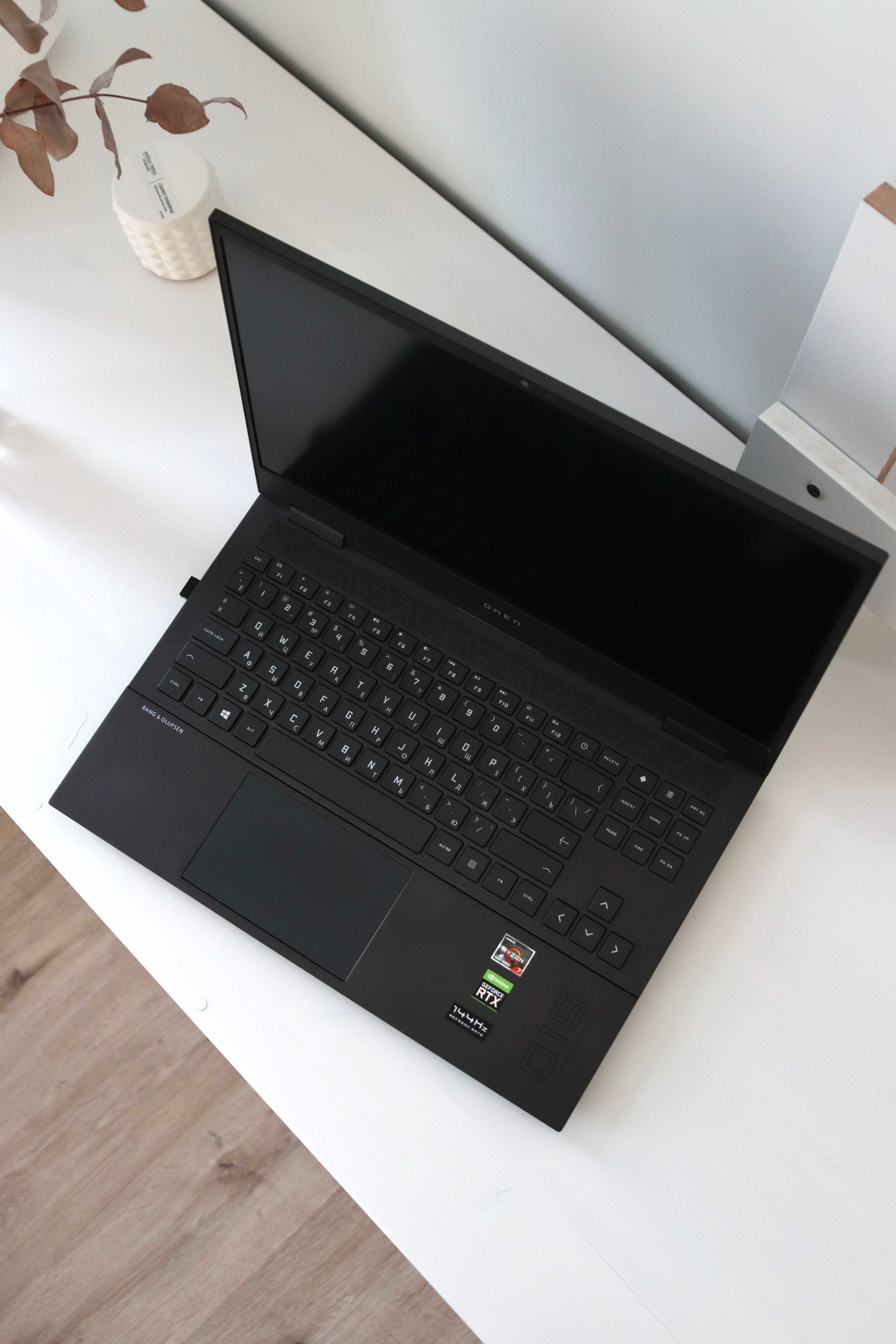 HP omen 15, AMD Ryzen 7 4800H, GeForce RTX 2060 6GB, 16GB RAM