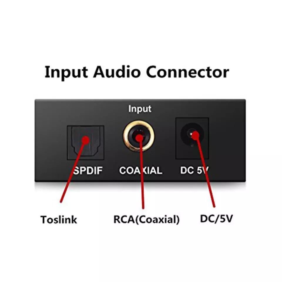 Переходник toslink (оптика) на 2RCA (колокольчики). Алматы