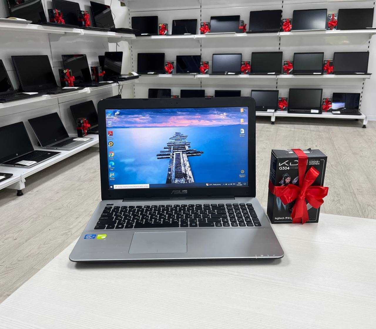 ASUS X555 Core i5/озу 8гб/SSD 256/HDd 2tb/GeForce 2gb Для офиса