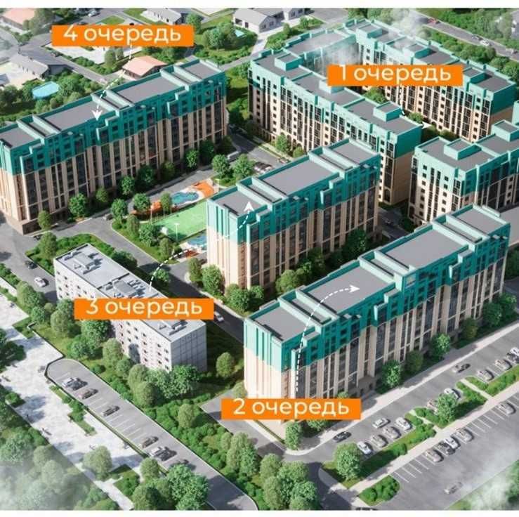 3 х ком Квартира ЖК Австрийский КСК