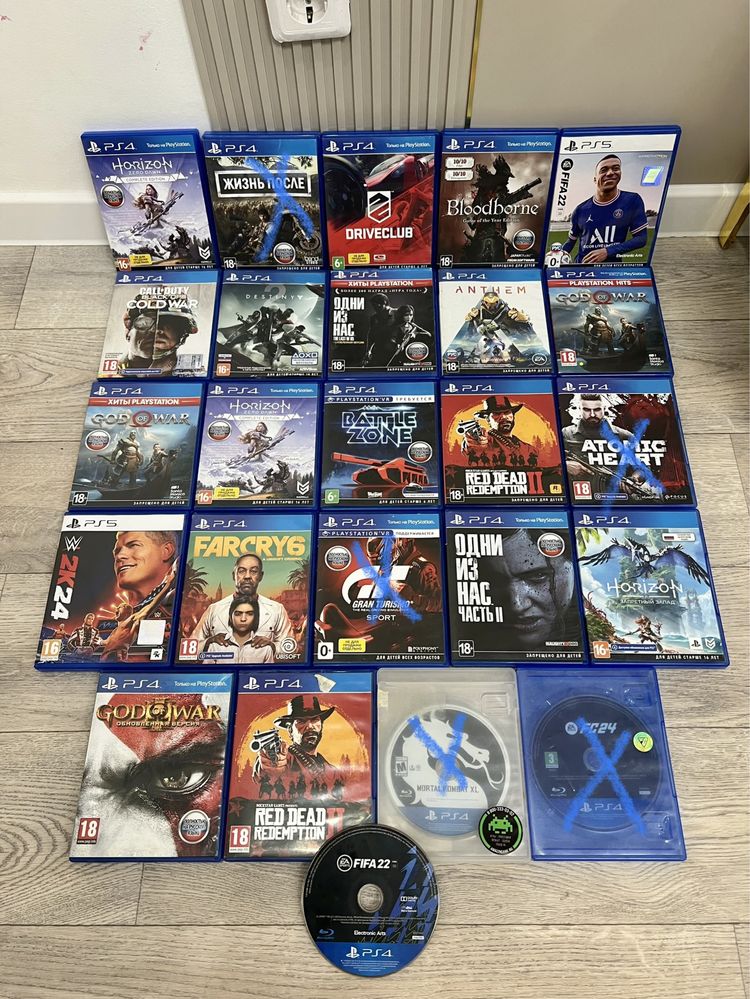 Игры на дисках для PS4/5 по самой НИЗКОЙ цене