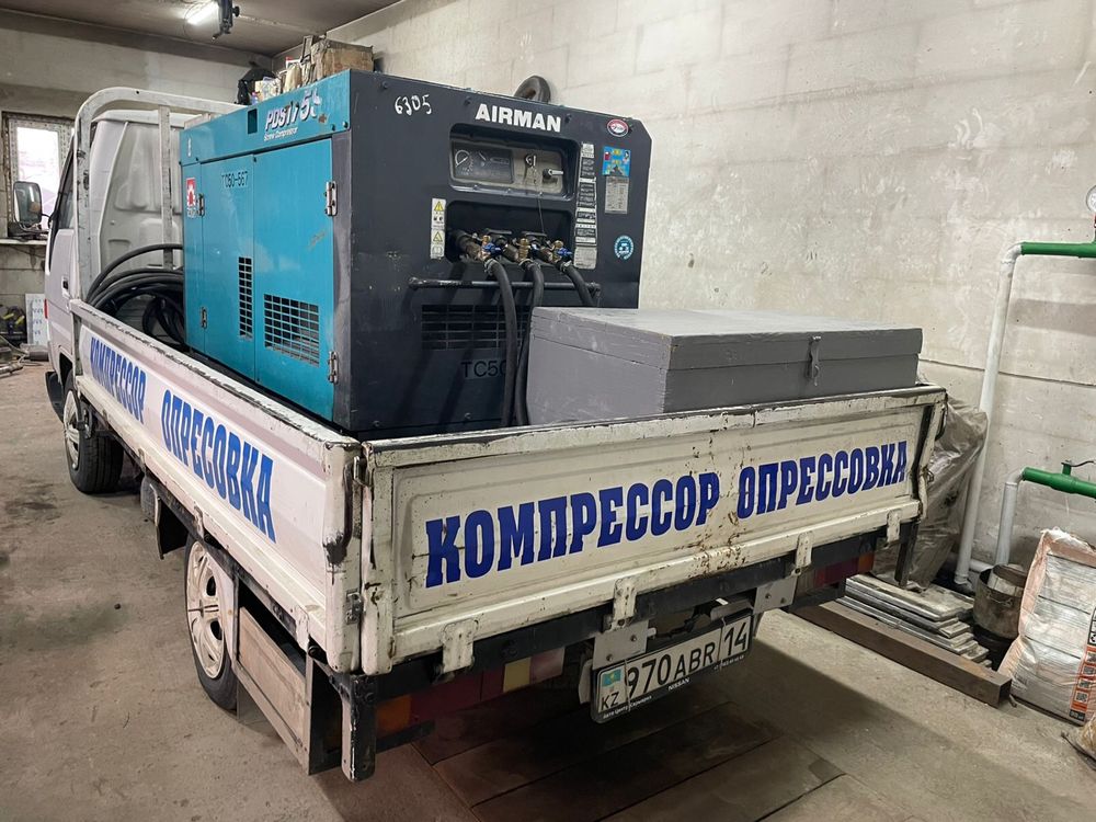 Аренда компрессор отбойные молотки опрессовка услуги