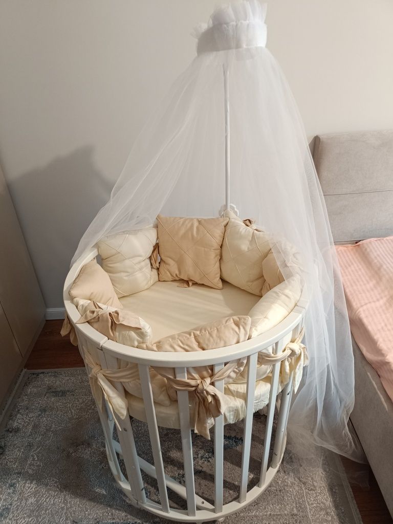 Кровать трансформер Newborn 7в1 с ортопедическим матрасом