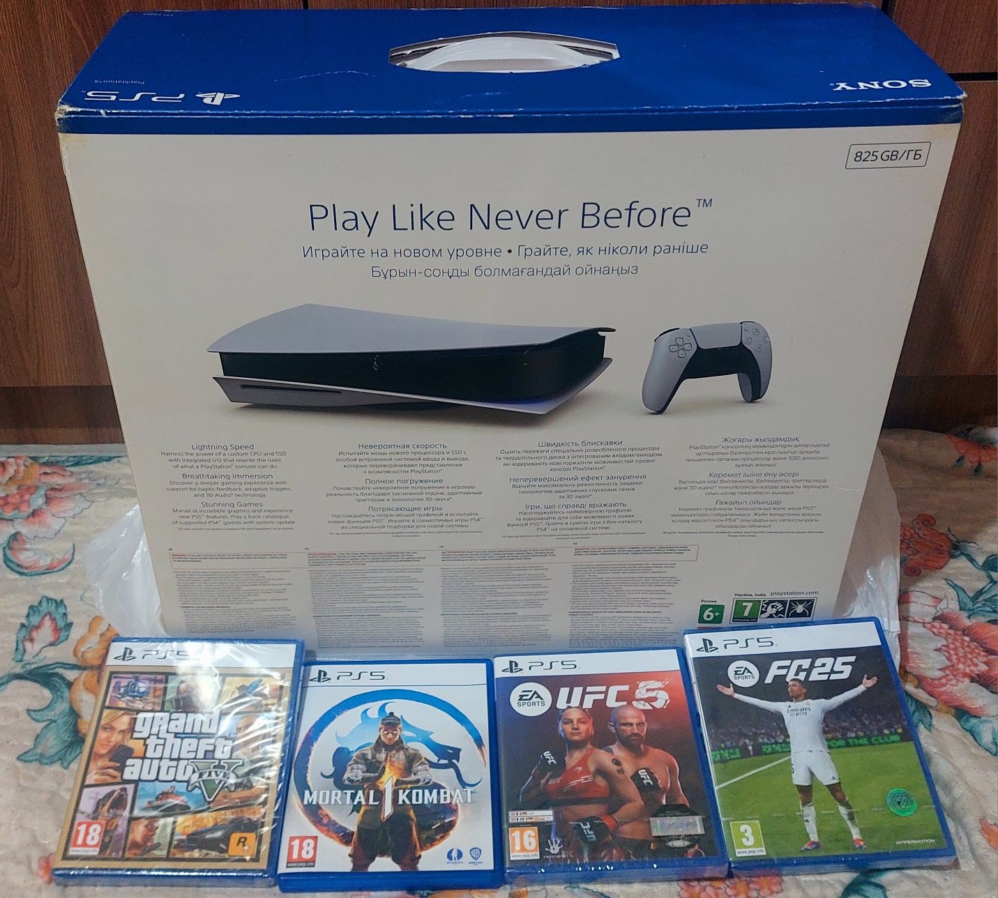 Ps5 2 джостик+ 4 топ Диск!