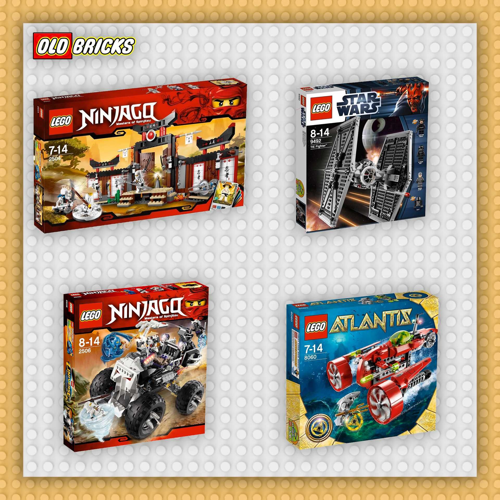 LEGO НАБОРЫ ЛЕГО ниндзяго старварс atlantis ninjago star wars
