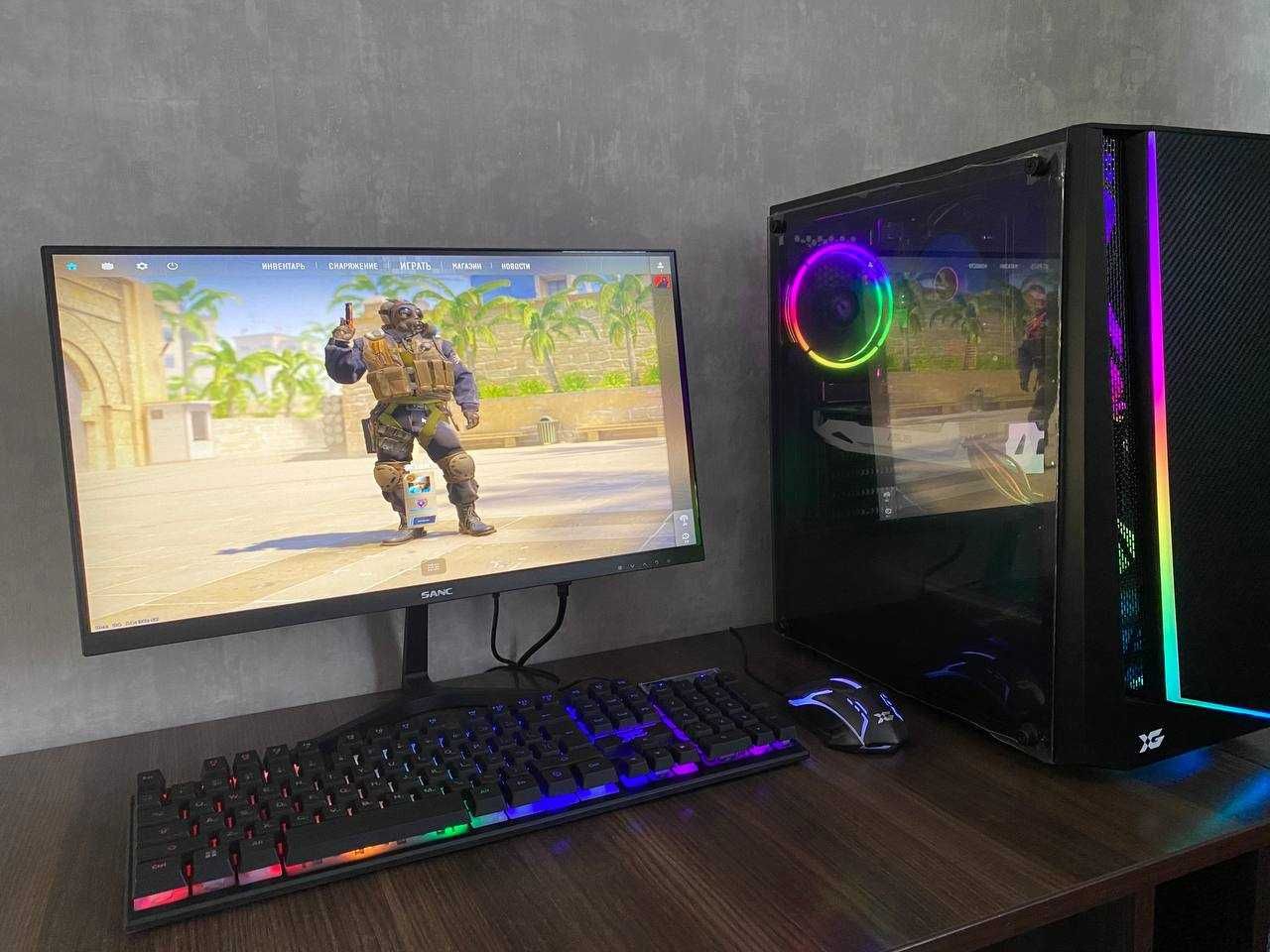Игровой компьютер/i5 7500/GTX 1060/ОЗУ 16ГБ/SSD 128ГБ/HDD 500GB