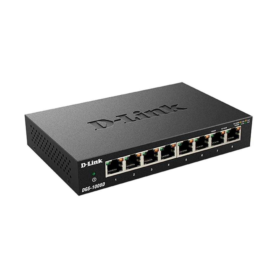 Коммутатор ХАБ Switch 8 port D-Link DGS DES