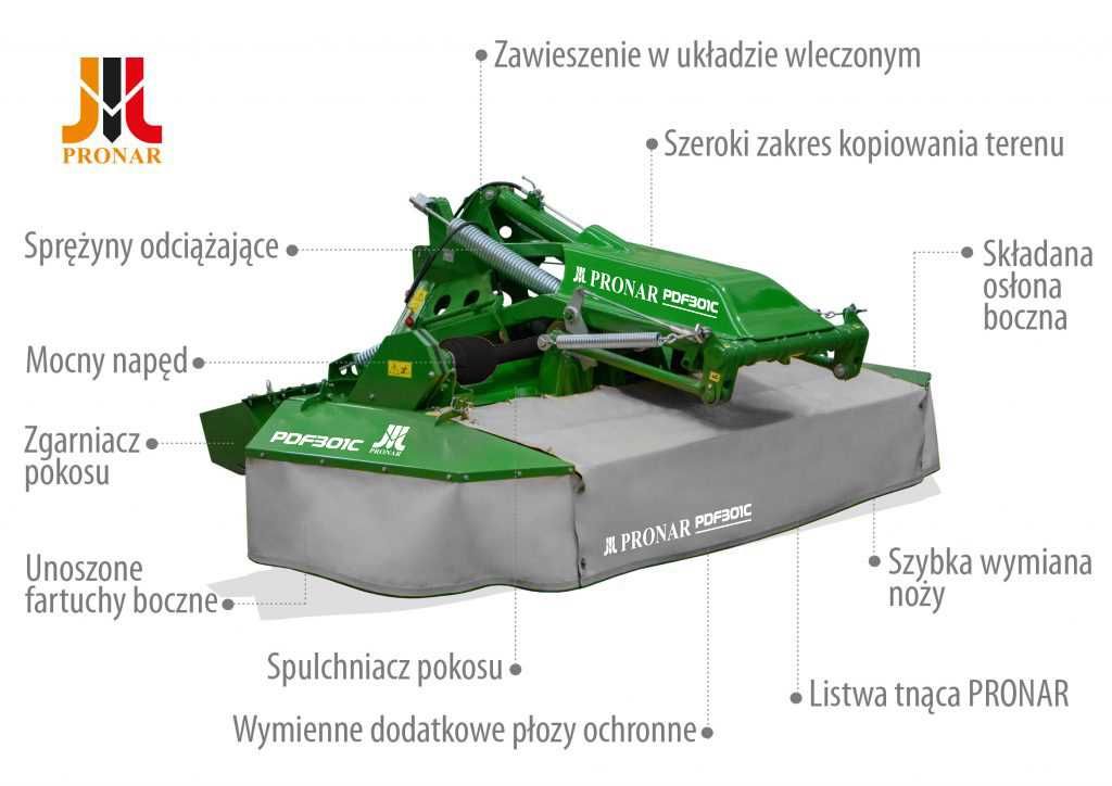 Роторная косилка PRONAR