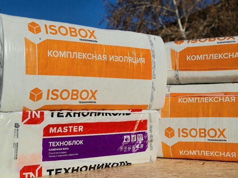 Минплита Техноблок, утеплитель на фасад, теплоизоляция.