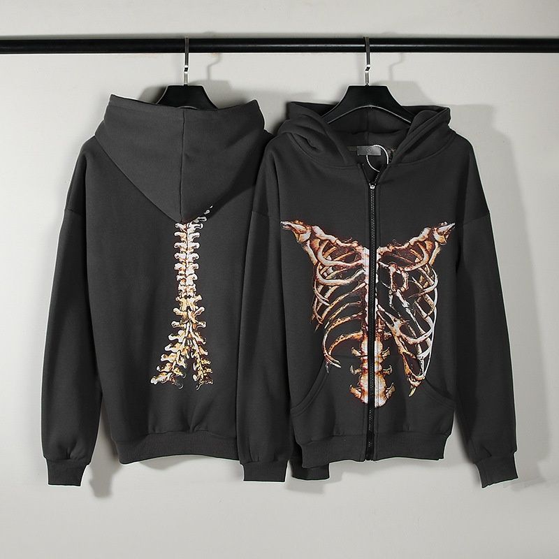 Худи Ребра, зипка, zip hoodie