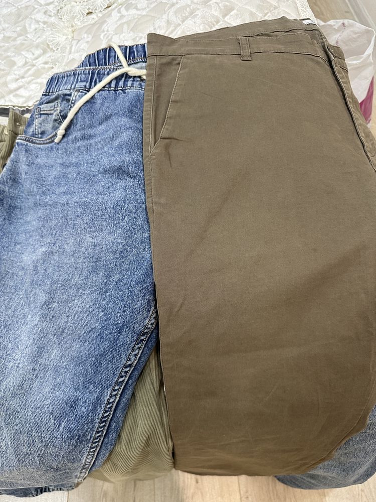 Джинсы, трико XL